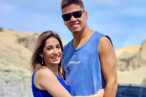Daniele Hypólito com o marido, Fábio Castro