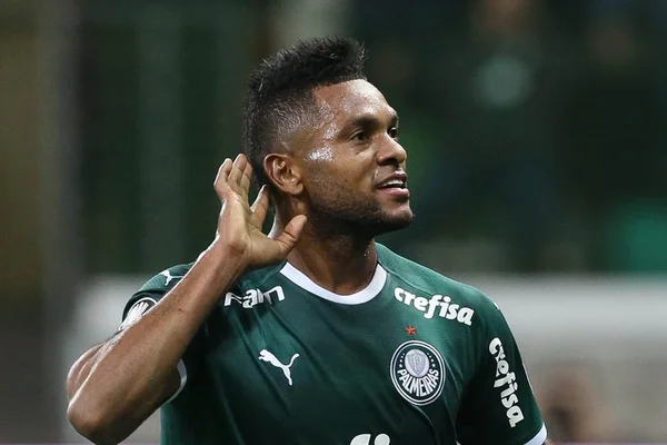 Borja comemora gol pelo Palmeiras