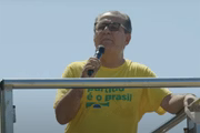 Pastor Silas Malafaia em ato pró-Bolsonaro