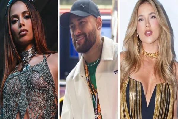 Montagem feita a partir de fotos das redes sociais de Anitta, Neymar e Virginia Fonseca - Metrópoles