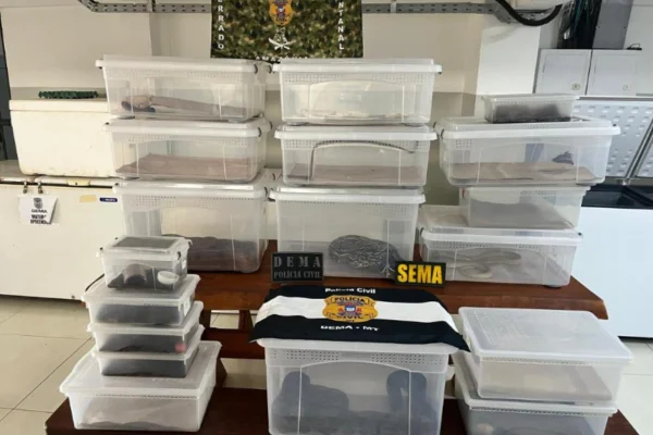 Imagem colorida, biólogo é investigado por manter animais silvestres e exóticos de forma ilegal- Metrópoles