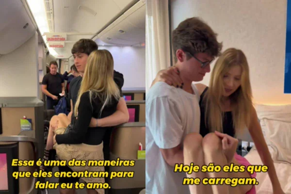 Andrea Schwartz ficou paraplégica em 1998. Ela teve dois filhos que, hoje em dia, a auxiliam nas transferências da cadeira de rodas - Metrópoles