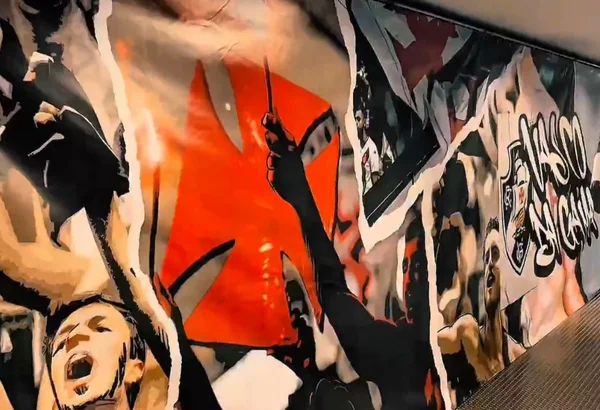 Vídeo: Vasco personaliza Maracanã para clássico contra o Flamengo