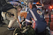 Acidente de moto na Avenida Rebouças, em São Paulo