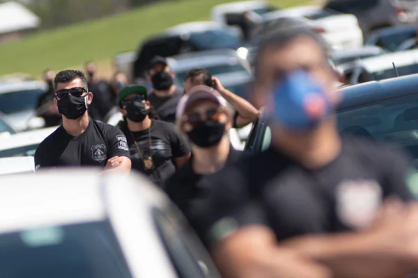 Agentes da polícia penal