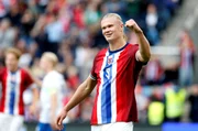 Haaland, goleador da Noruega.