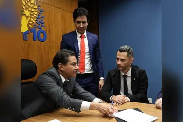Marcos Pereira, Euclydes Pettersen e Cleitinho Azevedo