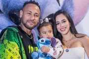 Neymar, Mavie e Bruna Biancardi.
