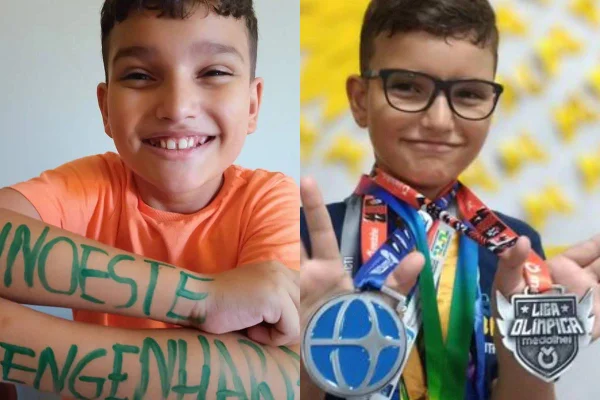 Miguel Santos foi aprovado em engenharia de software em faculdade de Presidente Prudente. Superdotado, o menino é autista e tem 9 anos - Metrópoles