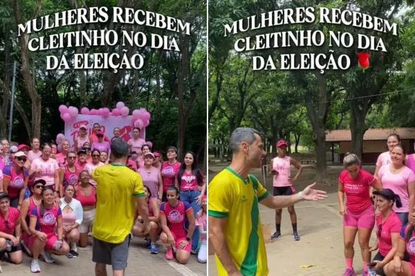 Cleitinho com eleitoras