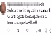Bruna Biancardi virou assunto no Twitter após assistir a jogo de Neymar