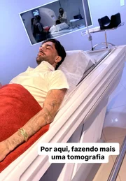 Luan Pereira fez tomografia
