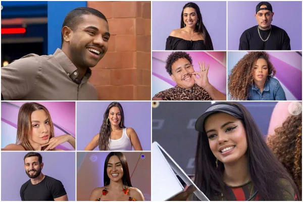 NÃO USAR ESSA FOTO - Top 10 participantes do BBB 24