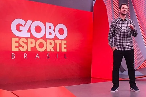 Apresentador do Globo Esporte é afastado após sentir dor de garganta