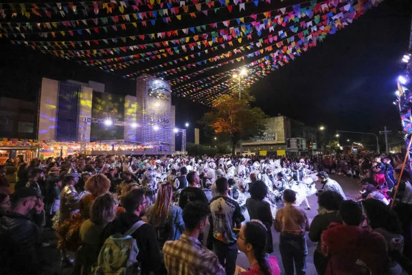 Foto colorida de festa junina