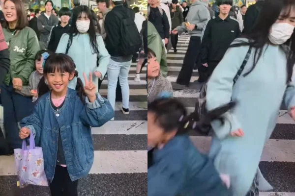 Vídeo de criança sendo empurrada em rua de Tóquio gera indignação