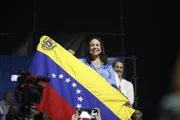 María Corina Machado, candidata da oposição na Venezuela María Corina Machado, candidata da oposição na Venezuela