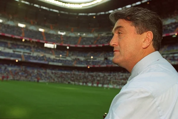 Radomir Antic no clássico Real x Atlético de Madrid