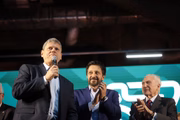 Tarcísio de Freitas, Ricardo Nunes e Michel Temer participam da Cerimônia de Abertura do 67° Congresso Estadual de Municípios