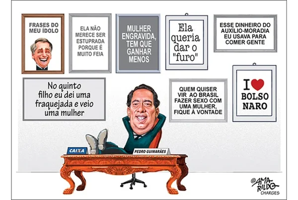 Charge do Amarildo