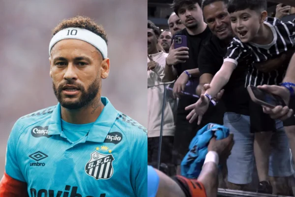 Neymar Jr. sai em defesa de criança corintiana hostilizada pela torcida