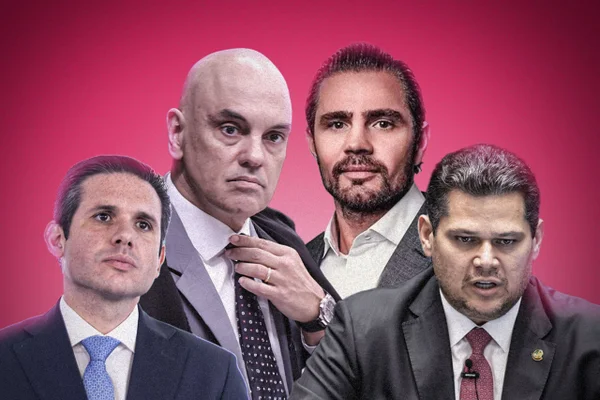 Montagem Motta Alcolumbre Alexandre de Moraes Daniel Vorcaro Master Metrópoles .jpg