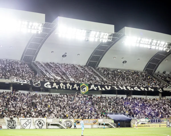 Arena das Dunas durante jogo do ABC-RN pelo Brasileirão Série D ZeroUm