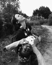 Bruna se comoveu com a situação das crianças em países africanos 