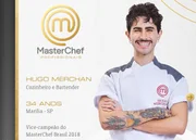 Hugo Merchan é um dos veteranos a voltar para o MasterChef Profissionais Hugo Merchan é um dos veteranos a voltar para o MasterChef Profissionais