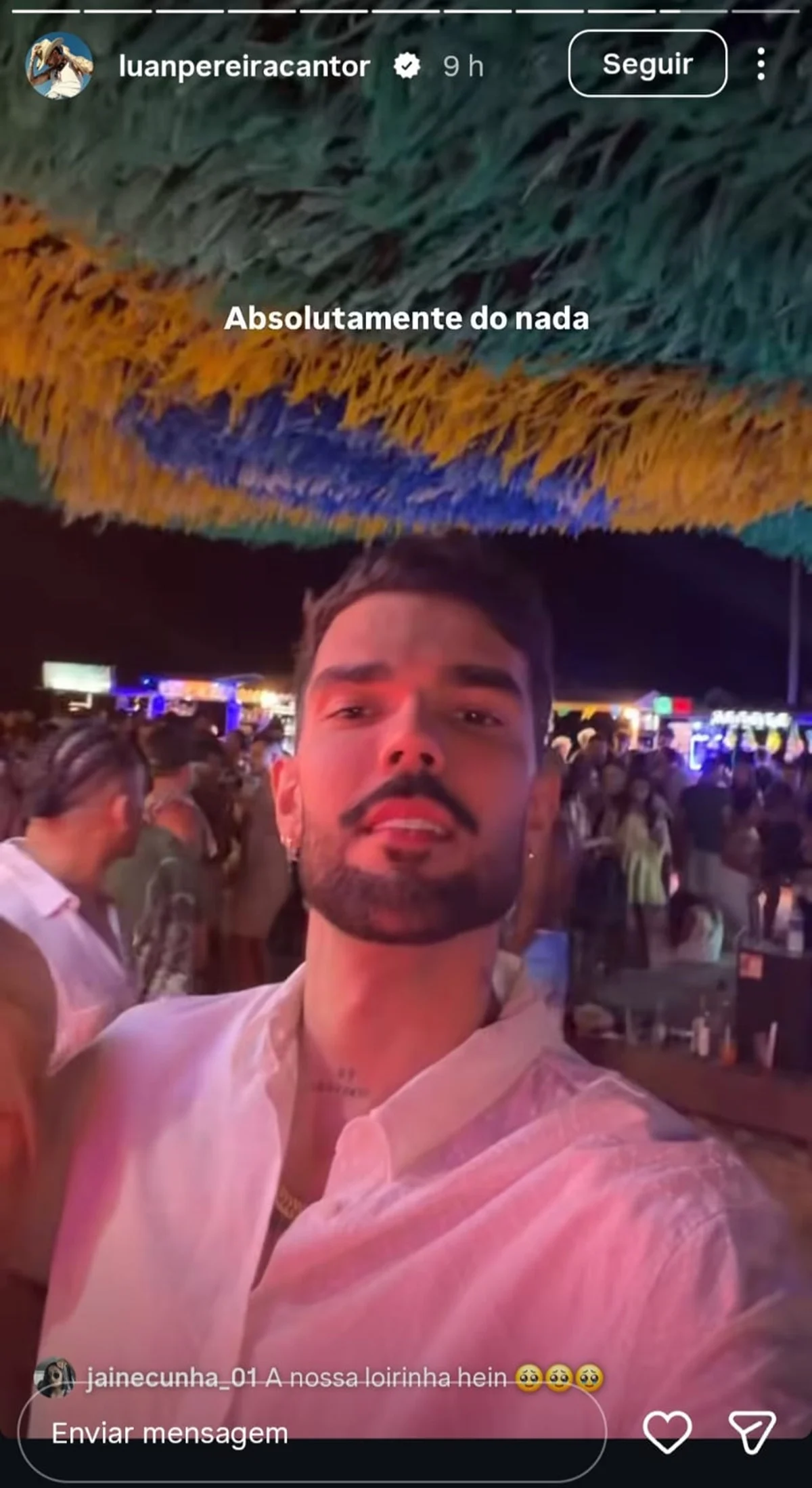 Luan Pereira gravou um vídeo e deixou o cabelo de Victória Miranda vazar Luan Pereira gravou um vídeo e deixou o cabelo de Victória Miranda vazar