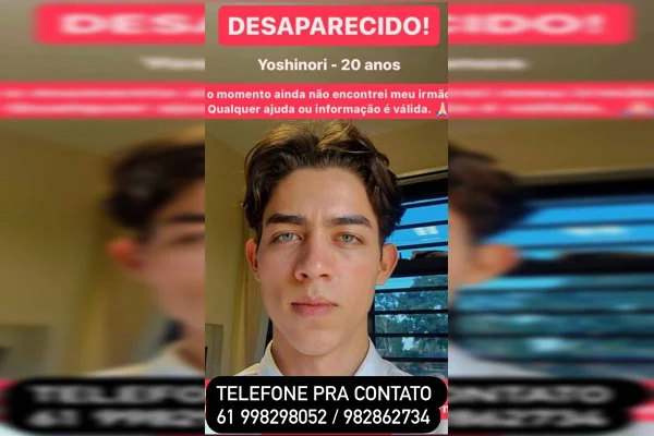 Jovem de 20 anos embarca em ônibus e desaparece a caminho do TJDFT