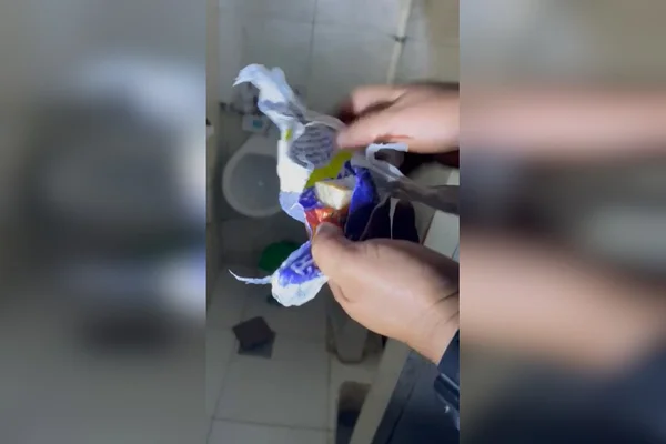 pacote de drogas