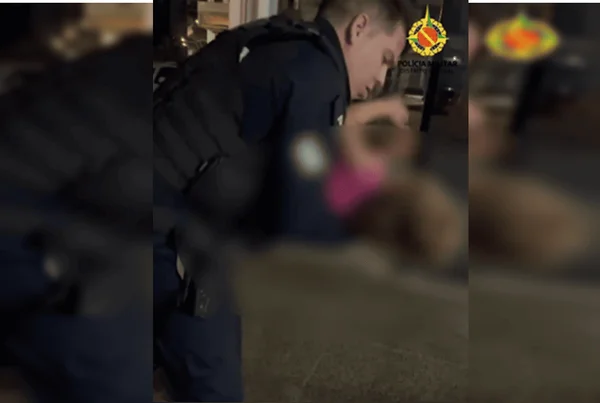 Engasgada, bebê de 2 anos é salva por PM em batalhão no DF; veja vídeo
