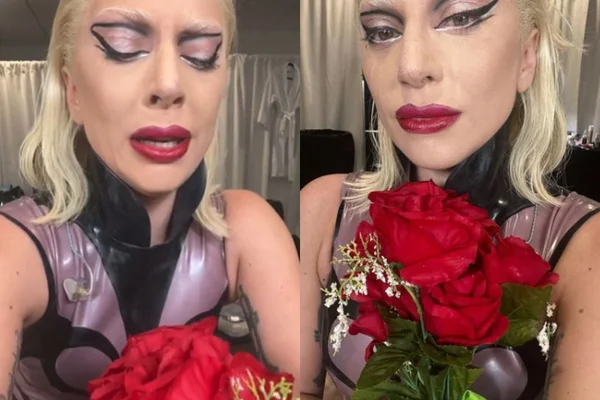 Lady Gaga chorando