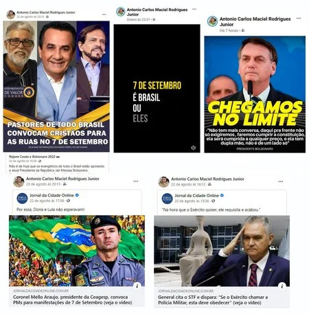 Coronel da ativa do RS convoca cristãos e policiais para 7 de Setembro
