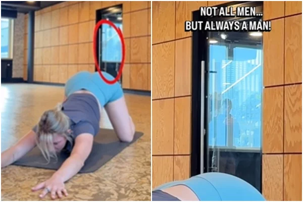 Mulher se exercita em academia e homem a filma - Metrópoles