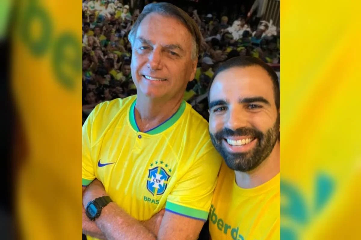 Bolsonaro e Thiago Manzoni Bolsonaro e Thiago Manzoni