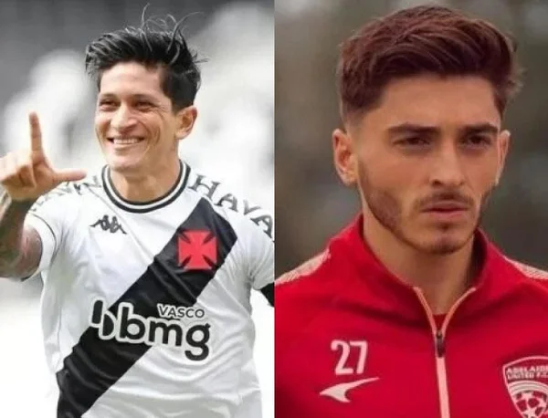 German Cano à esquerda e Joshua Cavallo à direita