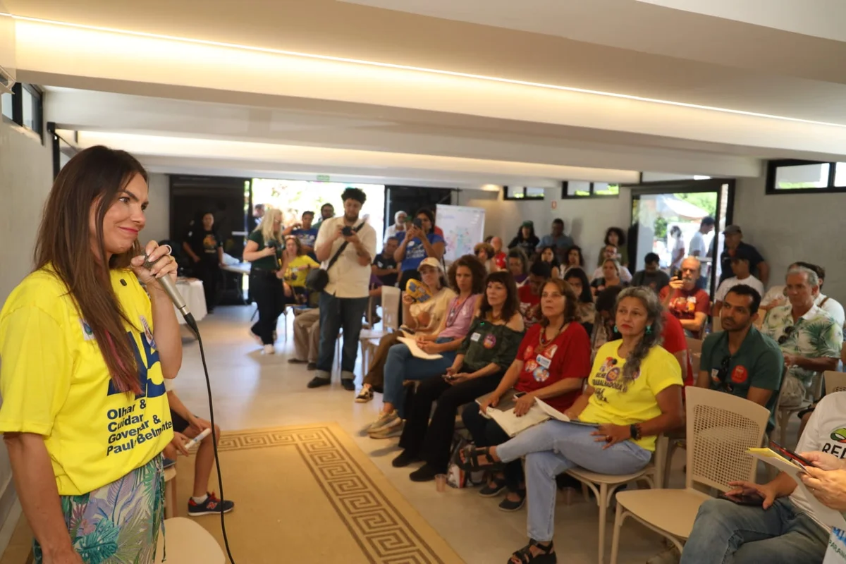 "Água potável é uma necessidade básica", disse Paula Belmonte "Água potável é uma necessidade básica", disse Paula Belmonte