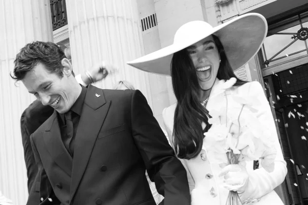 dua lipa casamento look visual schiaparelli -metrópoles