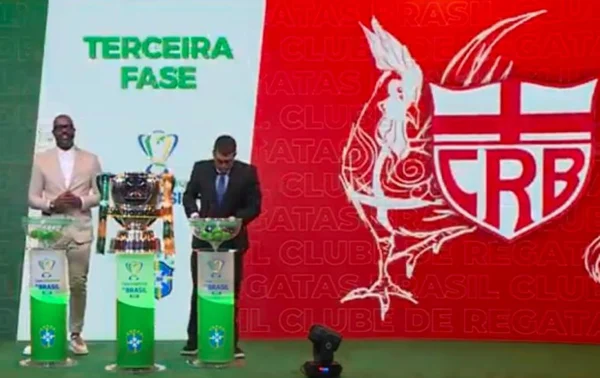 CBF erra mascote do CRB durante sorteio da terceira fase da Copa do Brasil