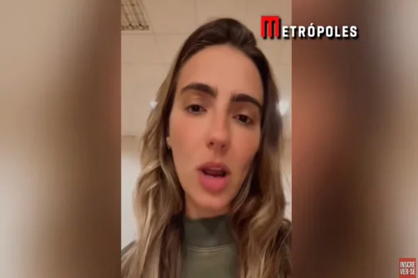 A influenciadora Ana Stier estava em voo na companhia aérea Azul que desviou a rota e fez pouso de emergência em Brasília