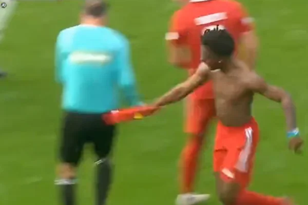 Print de um vídeo do Twitter