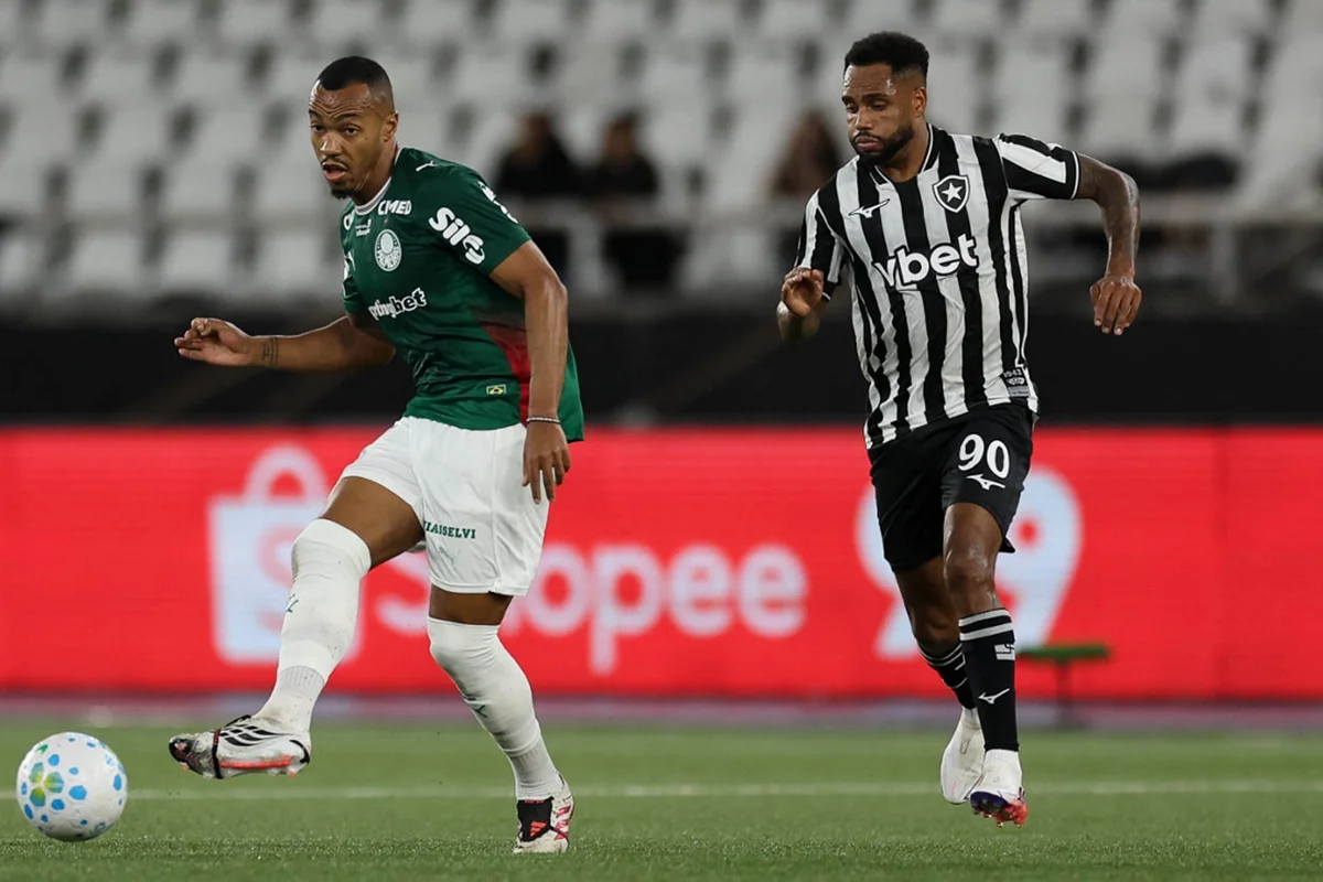 O Palmeiras empatou em 0 x 0 com o Botafogo O Palmeiras empatou em 0 x 0 com o Botafogo