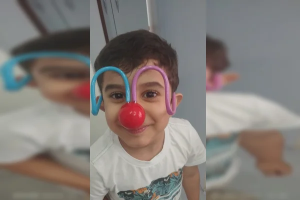 Imagem colorida de Isaac da Costa Almeida, de 5 anos