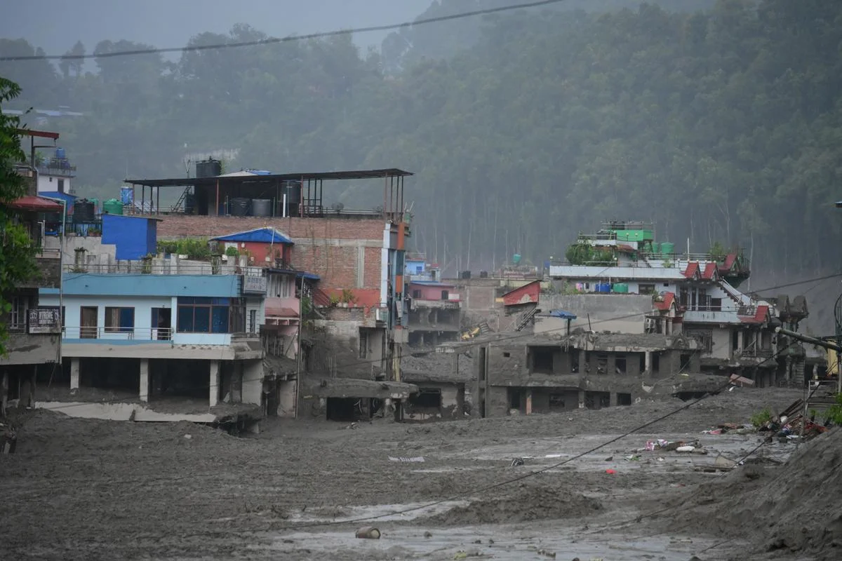 Enxurrada no Nepal Enxurrada no Nepal