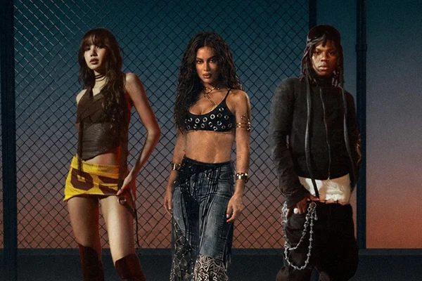 Imagem de divulgação da música Goals, com Anitta, Lisa e Rema - Metrópoles