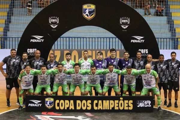 Elenco do Fidas Futsal na Copa dos Campeões