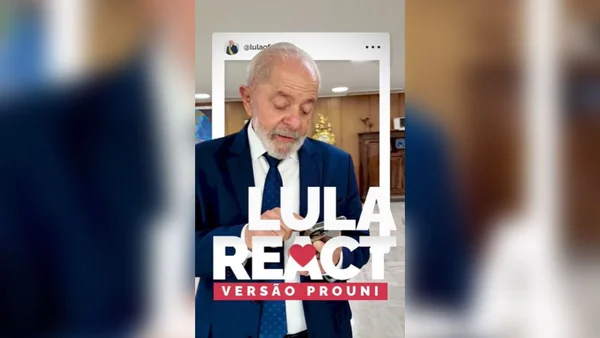 Publicação de Lula nas redes sociais