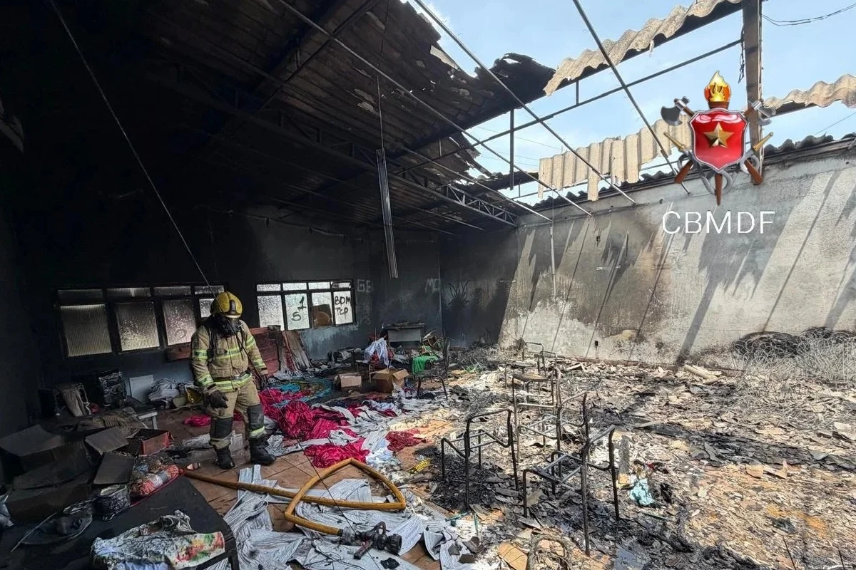 Ninguém se feriu durante o incêndio Ninguém se feriu durante o incêndio